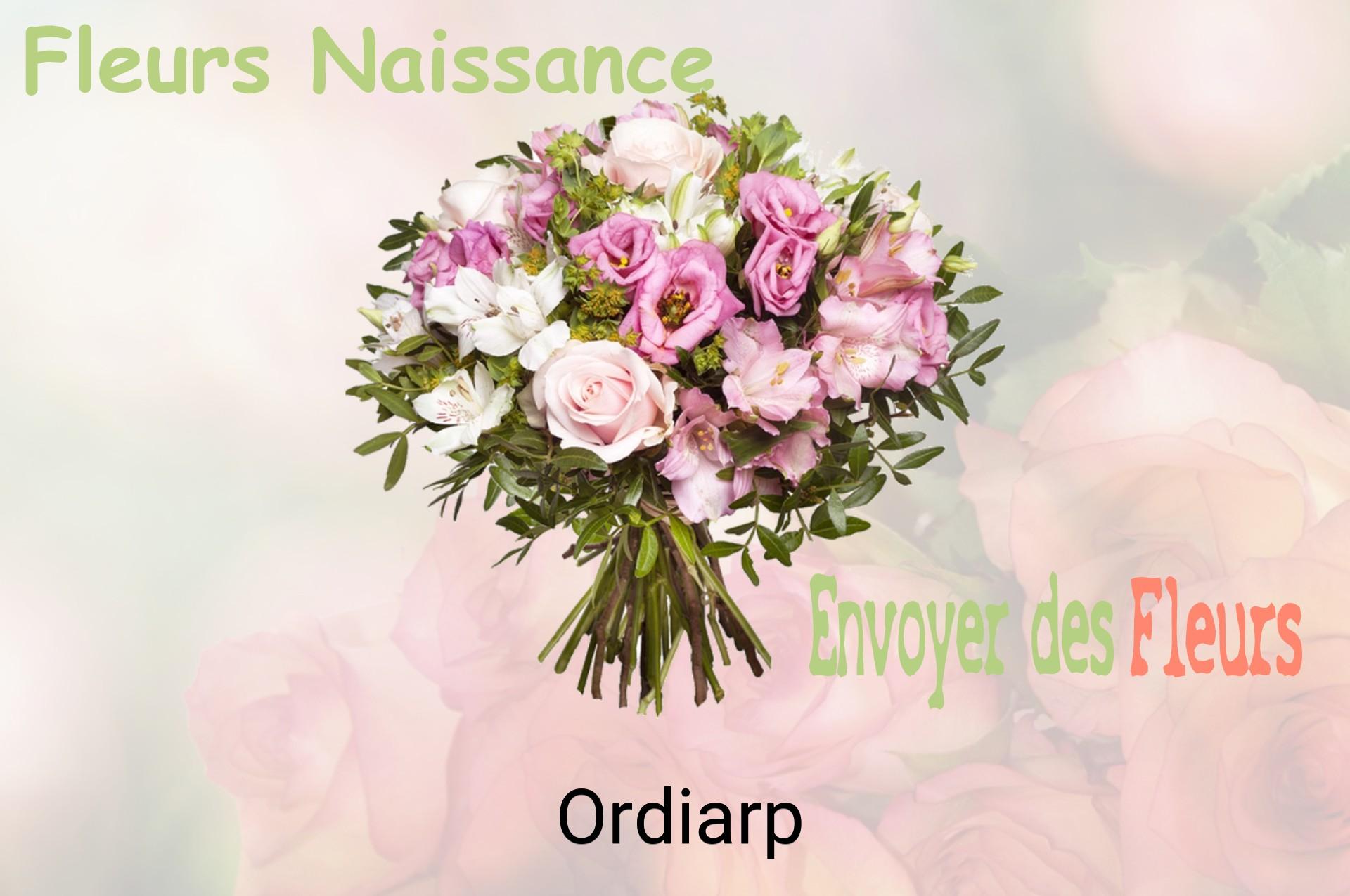 Bouquet de fleurs de naissance livré à Ordiarp